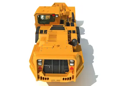 Underground Hard Rock Dump Loader 3D model