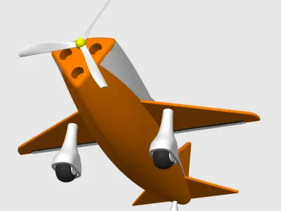 Toy Airplane 3D print model purchase
