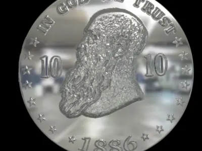 Old 3d print coins collection 3D Model Pack