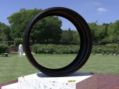 ORTAS TIRE NO 26 GAME READY Low-poly 3D model