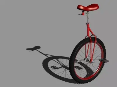 Mountain Unicycle 3D model