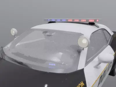 Police car 3D model