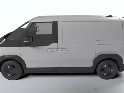KIA PV5 Cargo EV Cars Low-poly 3D model
