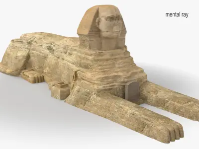 The Great Sphinx 3D model