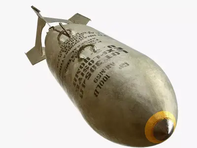 AN-M59 bomb 3D model