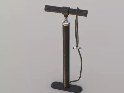 Pump low game ready Low-poly 3D model