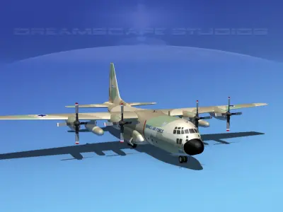 Lockheed C-130 Hercules Israeli Air Force 3D model