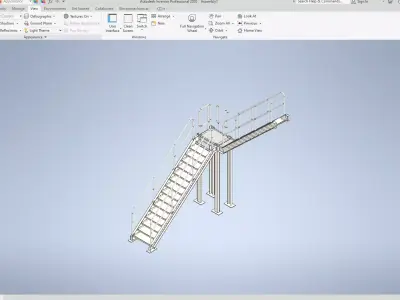 STAIR CASE 3D MODEL 3D model