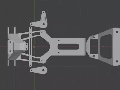 Custom RC Car Feiyue FY-03 3D print model