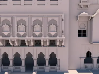 Laxmi Vilas Palace 3D model