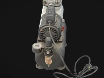 Air Pump Machine - High-Quality 3D Model Low-poly 3D model