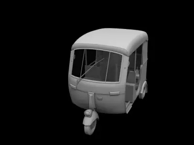Auto rickshaw 3d model 3D model