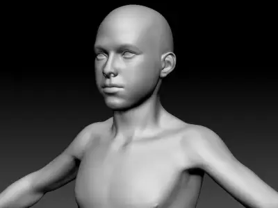 Male body 08 3D model