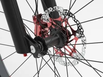 Enduro Mountain Bike 3D model