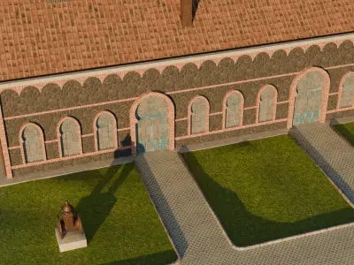 water distribution station 3D model