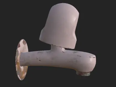 Tap Water PBR game  Free low-poly 3D model