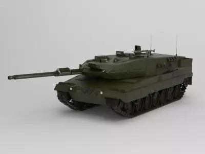 Leopard 2A6 3D model purchase