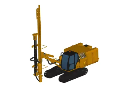 Track Drill 3D model