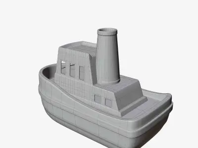 Toy Boat 3D model