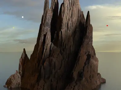 Mars Mountain 2 3D model