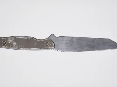Stealth Knife FPS Animation Pack 3D model