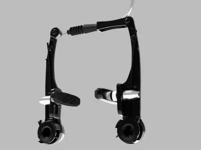 Bicycle parts 3D model