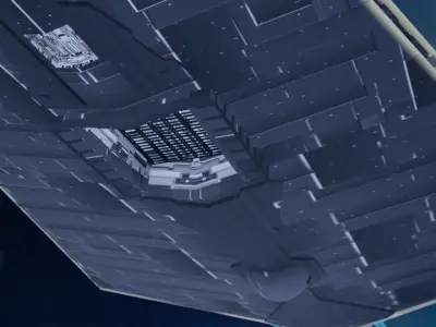 StarDestroyer lego star wars destroyer in sky Free 3D model