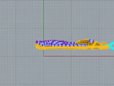 Pendente Gallo Free 3D model