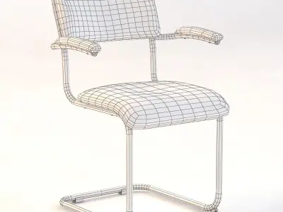 Stephen Industrial Loft Dining Chair 3D model