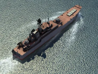 Ropucha Landing Ship 3D model