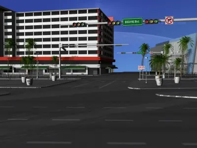 Downtown Miami 3D model