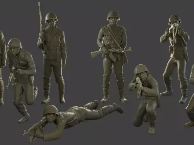CzechSlovak Communist Soldier CCS1 Pack 1
