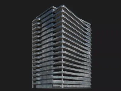 Skywave Tower 3D model