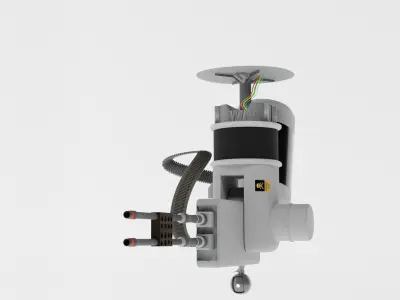 ADVANCED GATLING  TURRT LOW- 3D model