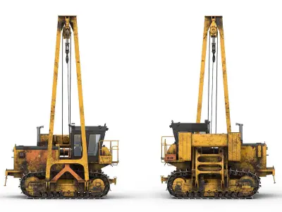 Tractor Dirt  3D model