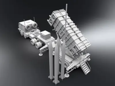 MIM 104 Patriot Missile System  3D print model