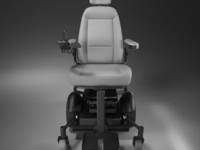 Wheelchair Motorised 3D model