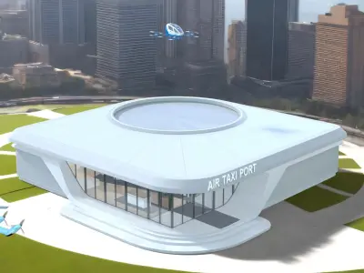  Air Taxi Port Rigged 