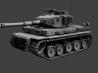 Tank Miniature for 3D Printing - Wargaming and Tabletop Battles 3D print model