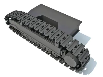 Excavator Track 3D model