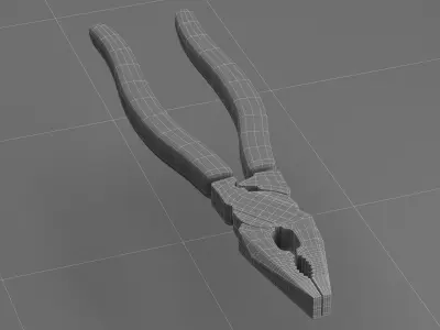 Linemans Pliers 3D model