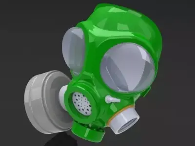 Gas Mask Free 3D model