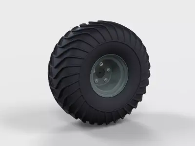 Offroad wheel 17 3D model