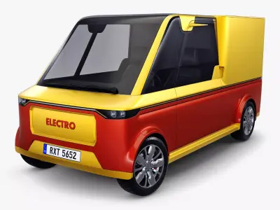 Generic Compact City Cargo Van M 1 3D model
