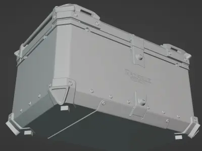 Rider Box Stand Rapido Low-poly 3D model