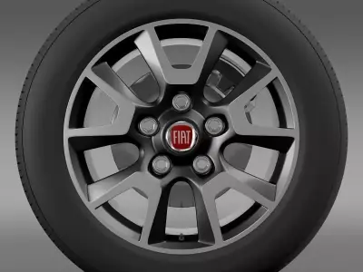 Fiat Ducato Panorama wheel 3D model