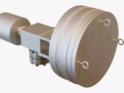 Rotary Mechanical Control Valve 3D model
