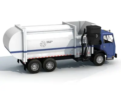 Garbage Truck 3D model