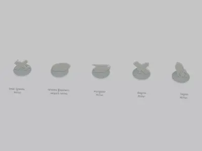 Emoji Statues Planes and Beyond 3D print model