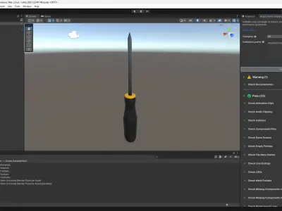 Cross Screwdriver 3D Model Game Ready Optimized Low-poly 3D model